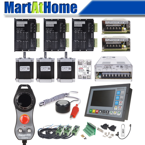 3/eje 4 eje de 2N m KIT CNC Control de línea apoyo G-Código con esos comités V3.1 para DIY rebajado y fresado de CNC de la máquina ► Foto 1/6