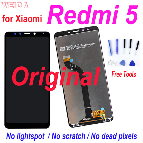 Pantalla LCD Original de 5,7 pulgadas para Xiaomi Redmi 5, montaje de digitalizador con pantalla táctil, repuesto para Redmi 5, MDG1, MDTI, MDI1 ► Foto 1/6