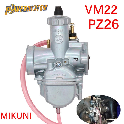 Mikuni-carburador de rendimiento VM22 PZ26, 26mm, para 110cc, 125cc, 140cc, Pit Dirt Bike XR50, CRF70, piezas de accesorios para carburador ► Foto 1/6