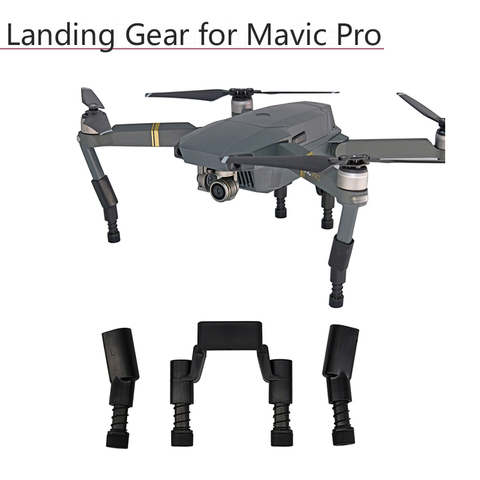 Equipo de aterrizaje para DJI Mavic Pro Platinum Protector de cámara mayor a prueba de golpes pierna suave resorte extender pies Accesorios ► Foto 1/5