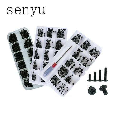 Senyu-Juego de tornillos del cuaderno M2 M2.5 para ordenador portátil, Kit de reparación electrónica Digital, surtido mecánico ► Foto 1/5