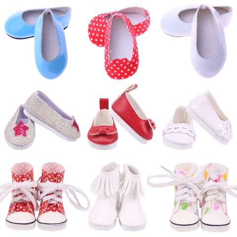 Paola Reina-zapatos para muñecas de 5Cm para niñas, zapatos bonitos para muñeca estadounidense Nancy de 14,5 pulgadas y muñeca BJD EXO de 32-34Cm, juguete para niñas de nuestra generación ► Foto 1/6