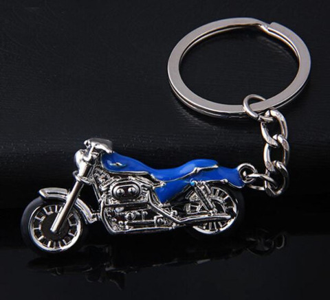 Llavero con colgantes de motocicleta de montaña nuevo modelo llavero de coche color metal bolsa encanto accesorios 3D llavero de artesanías K1729 ► Foto 1/6