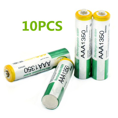 Batería recargable AAA de alta potencia 10psc/lot1.2V, juguete para niños, 1350mAh, AAA, batería recargable Ni-MH ► Foto 1/4