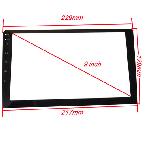 Película protectora de vidrio templado de 229X129x217MM, pegatina para Radio de coche de 9 pulgadas, estéreo, DVD, GPS, pantalla LCD completa táctil, 229X129X217MM ► Foto 1/2