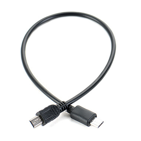 1 unidad Micro USB macho a Mini USB macho adaptador de datos Cable conversor de datos 25cm ► Foto 1/4