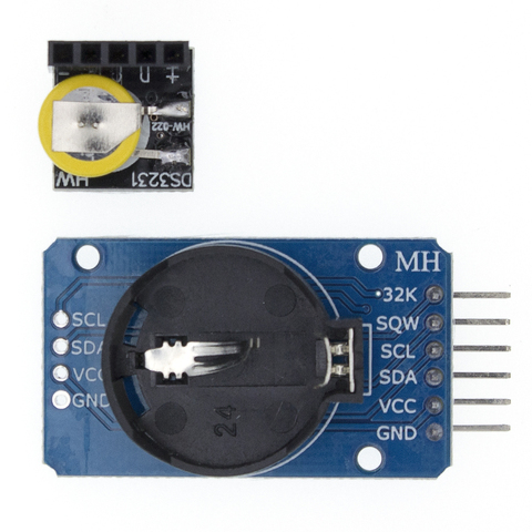 Módulo de reloj de precisión DS3231 AT24C32 IIC módulo de memoria ds3231ns DS3231 mini módulo en tiempo Real 3,3 V/5 V para Raspberry Pi ► Foto 1/6