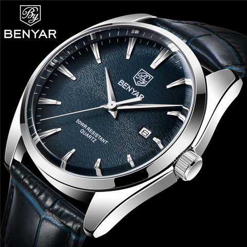 BENYAR-reloj deportivo de lujo para hombres, cronógrafo de cuarzo, estilo militar, informal, a la moda, marca superior, resistente al agua, 2022 ► Foto 1/6