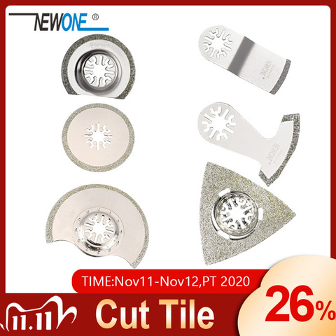 NEWONE-hojas de sierra oscilante Circular de diamante e-cut, para triángulo Rasp, multiherramienta, azulejo morístico, cemento, cerámica en Sierra ► Foto 1/6