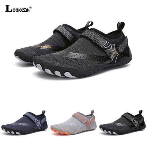 Zapatillas elásticas de secado rápido para agua de talla grande, zapatillas antideslizantes para mujer y hombre, calzado transpirable, zapatilla de playa ligera para surf ► Foto 1/6