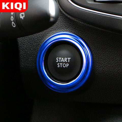 Anillo de encendido de coche, embellecedor de botón para Renault Koleos Kadjar Megane 2 Sandero Duster para Samsung QM6, accesorios interiores ► Foto 1/5