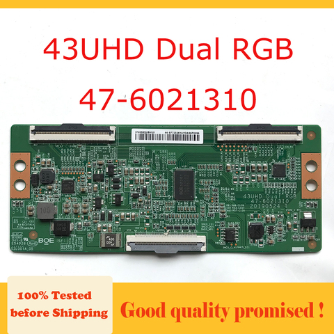 Tarjeta de visualización HV430QUBH10 43UHD Dual RGB 47-6021310 t-con para equipo de placa lógica de TV para tablero de negocios Tcon ► Foto 1/6