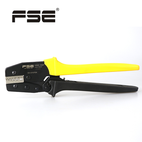 FSE herramienta que prensa cortador de Cable Crimper 0,25-10mm 23-7AWG alicates, herramientas de crimpado alicates Alambre de crimpado aislados y no aislados de la férula ► Foto 1/6