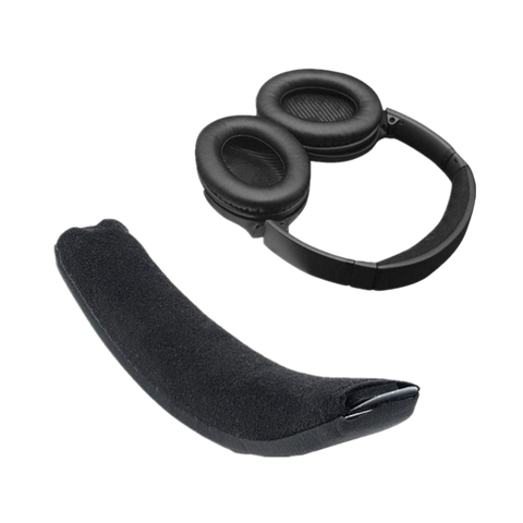 Kit de reparación de diadema Banda de cabeza, cubierta de repuesto para auriculares Bose QC25 QC35, Audio portátil, auriculares tipo diadema, espuma viscoelástica, color negro ► Foto 1/6