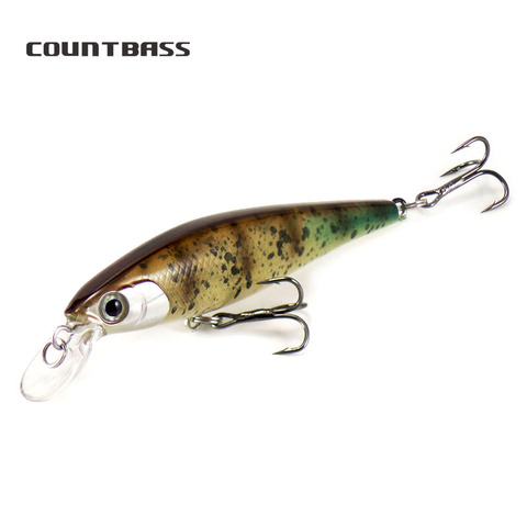 1 punid Countbass Shad cebos duros 67mm 6g bolas de vidrio sonajero andador señuelos Wobblers Minnow para pesca de lucio de pesca de trucha de agua dulce ► Foto 1/6