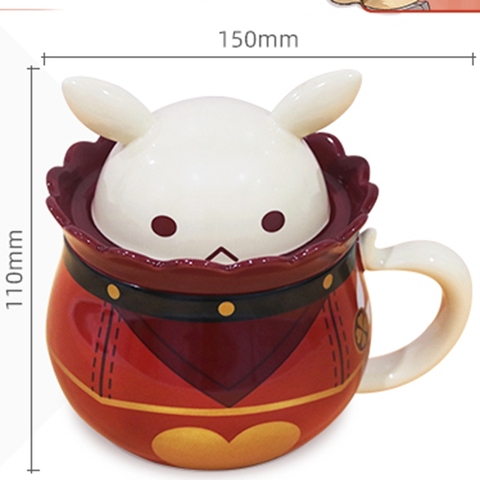 ¡Pre-venta! Genshin-Accesorios de impacto Klee: bomba, juego de tazas, accesorios de Cosplay, Anime, taza de té de cerámica de 360ML, regalo para niños, 2022 ► Foto 1/6