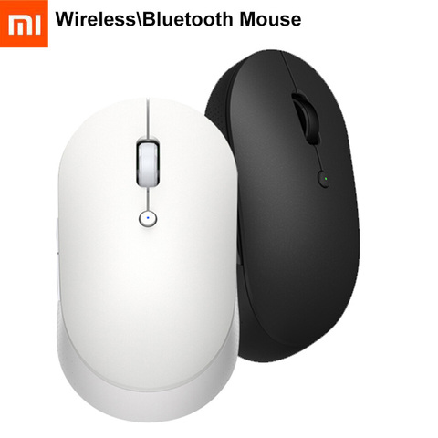 Xiaomi Mi-ratón inalámbrico original de modo Dual, Mouse silencioso y ergonómico con botones laterales, Bluetooth, USB, portátil ► Foto 1/6