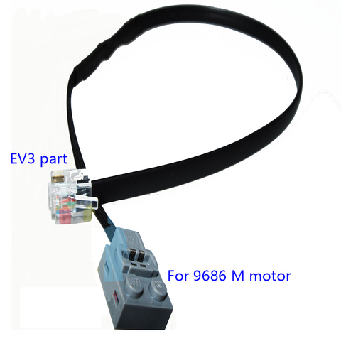 Piezas de piezas de funciones eléctricas, Cable conector de cristal Wedo 2,0 EV3, bloques de construcción para Logos clásicos 9686, juguetes de robótica Diy ► Foto 1/6