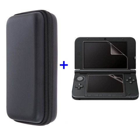 Estuche de almacenamiento duro de EVA, funda protectora de piel, bolsa con película protectora de pantalla, para New 3DS XL LL, nuevo, 3DSXL, 3DSLL ► Foto 1/6