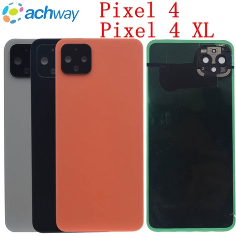 Funda trasera de cristal Original para Pixel 4 XL, carcasa trasera para Google Pixel4, cubierta de batería con lente pixel 4 con pegamento ► Foto 1/6