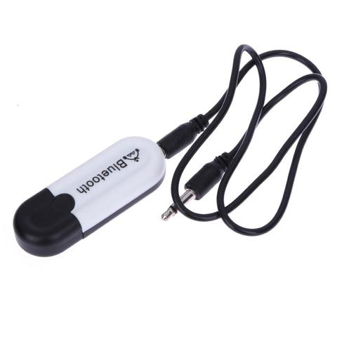 Adaptador Bluetooth USB A2DP Dongle música por Bluetooth receptor de Audio estéreo inalámbrico 3,5mm Jack para coche AUX Android/IOS teléfono móvil ► Foto 1/6