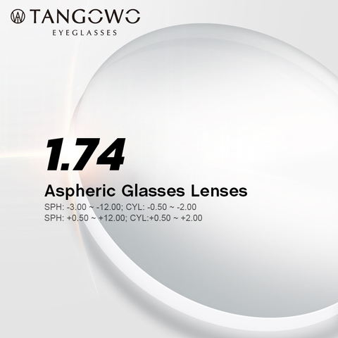 TANGOWO-gafas graduadas para miopía, lentes de marca transparentes resistentes a arañazos, lentes ópticas asféricas ► Foto 1/6