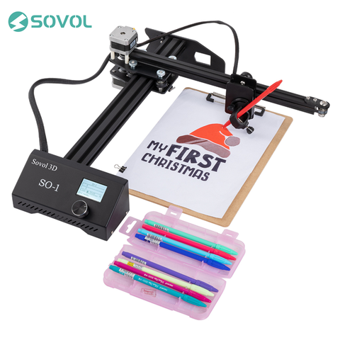 Sovol 3D así que 1 montado bricolaje trazador XY pluma dibujo máquina de escribir letra Kit de Robot CNC de alta precisión inteligente llamar Bot ► Foto 1/6