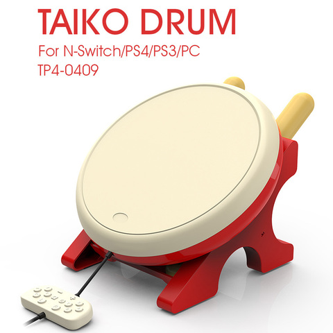 Tambor Taiko 4 en 1, accesorios para videojuegos, PC, reproductor de Juegos de ordenador, mando para Sony PS4, PS3, Nintendo Switch, Joycon ► Foto 1/6