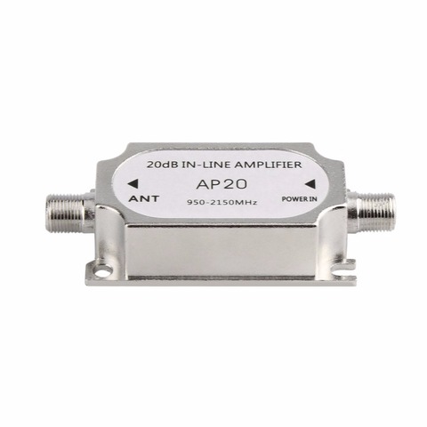 Nuevo satélite 20dB en línea 950-2150MHZ amplificador de señal para la resistencia de funcionamiento del Cable ► Foto 1/6