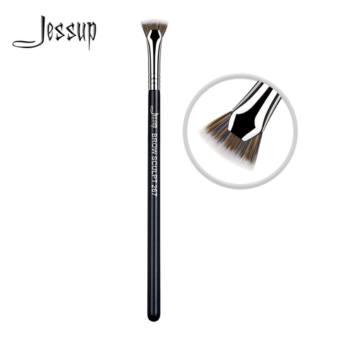 Jessup-brochas de maquillaje, 1 Uds., pincel para cejas, sombra de ojos, labios, cejas, esculpidas, herramientas de maquillaje para polvo cosmético crema líquida correctora ► Foto 1/6