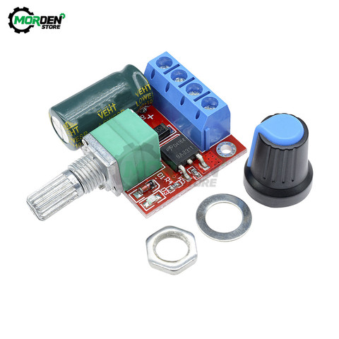 Módulo de controlador de velocidad del Motor de CC PWM 5A, DC-DC, 4,5 V-35V, regulador de velocidad ajustable, interruptor regulador de Control ► Foto 1/6