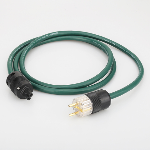 Cable de alimentación de alta calidad, alta calidad, P119, XLP, PL-1500, US, CA, con firme 8, C7, IEC, hifi, AMP/CD ► Foto 1/6