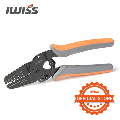 IWISS IWS-2820 herramientas de prensado de terminales manuales para prensar 28-20AWG JAM, Molex, Tyco, terminales y conectores JST alicate crimpador ► Foto 1/6