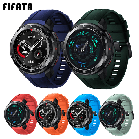 FIFATA-Correa de silicona para Huawei Honor Watch GS Pro, repuesto de pulsera, accesorios para Honor GS Pro ► Foto 1/6