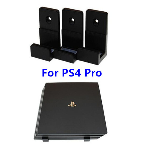 Soporte de montaje en pared para máquina de juego, Base de montaje plano para Playstation 4, PS4 Pro, PS4 Slim, accesorios de juego ► Foto 1/4