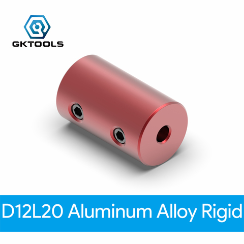 GKTOOLS D12L20 de aleación de aluminio de acoplamientos diámetro 5x5x5mm 5x8mm 8mm x 8mm rojo Flexible acoplador del eje del 3D impresoras paso a paso piezas de Motor ► Foto 1/6