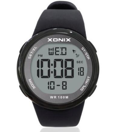 Reloj Digital deportivo para hombre, resistente al agua, con luz Led de 100m, correa de silicona, reloj multifunción para buceo y natación, reloj de pulsera para exteriores ► Foto 1/6