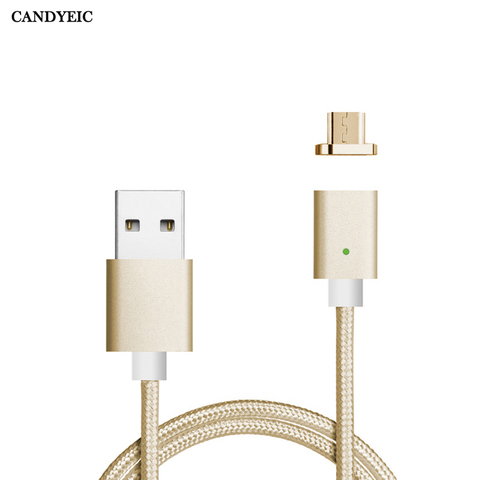 CANDYEIC Cable magnético USB para Xiaomi Redmi 3X 4X cargador, adaptador magnético para Redmi Pro adaptador magnético carga ► Foto 1/6