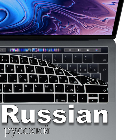 Funda protectora de silicona para teclado, para Macbook air13/12 /15/16pro touchbar A1706/a146a1708/A1990/A1398/A2289/A1932/A2141 ► Foto 1/6