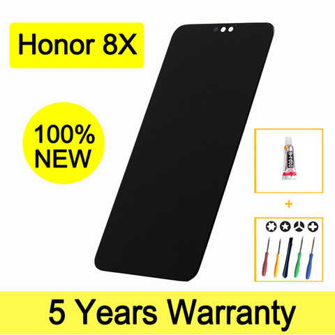 Pantalla táctil LCD de 100% pulgadas para Huawei Honor 8X, montaje de pantalla táctil, precio de fábrica, 6,5 ► Foto 1/4