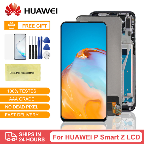 Pantalla táctil LCD Original de 6,59 pulgadas para Huawei P Smart Z, montaje de digitalizador LCD, reemplazo de STK-LX1, para Huawei Y9 Prime 2022 ► Foto 1/6