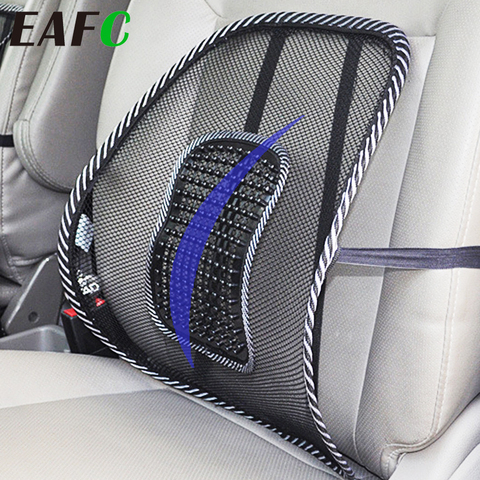 Soporte Universal para respaldo de coche, silla de masaje con soporte Lumbar, cojín de cintura, cojín de malla con ventilación, cojín para coche, oficina, hogar ► Foto 1/6