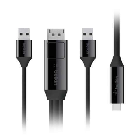 Belkin VR-Cable de sincronización de carga, adaptador de HUAWEI VR Glass para conectar con el ordenador, compatible con DisplayPort, transmisión de alta velocidad ► Foto 1/6