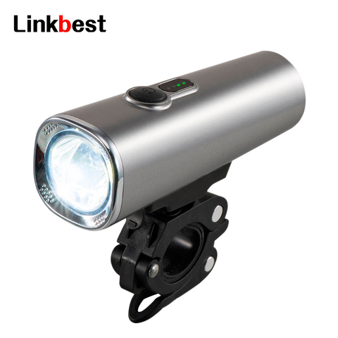 Linkbest 600 Lumen USB recargable luz LED de bicicleta con ECO-óptica reflejo-IPX5 impermeable-cerca de rango de haz encaja todas las bicicletas ► Foto 1/6