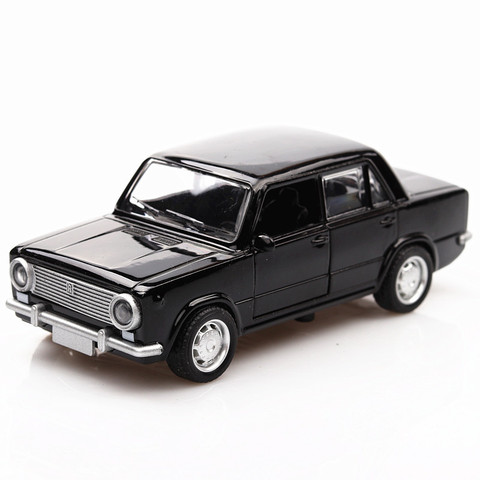 Coche de juguete de aleación LADA Zhiguli autoVAZ, juguete de Metal fundido y vehículos de juguete, modelo en miniatura, 1/36 ► Foto 1/6