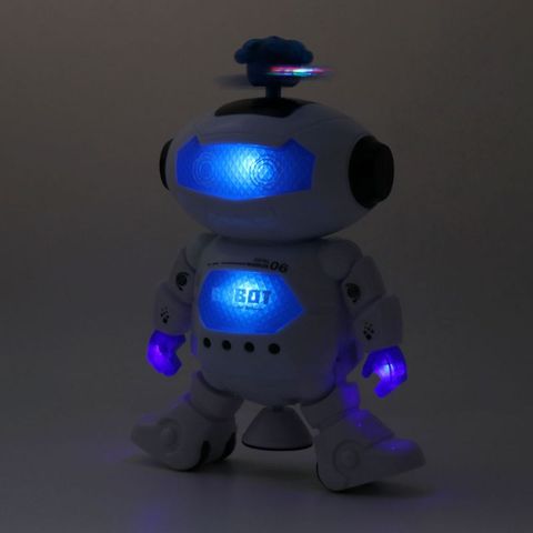 Robot de juguete electrónico para caminar y bailar con iluminación musical para niños ► Foto 1/6