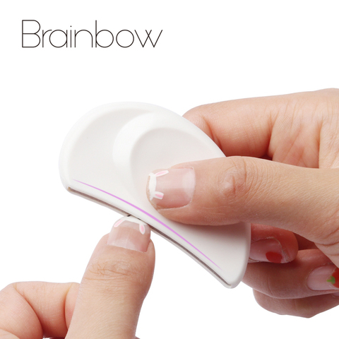 Brainbow-lima de uñas profesional curvada de media luna, pulidor de uñas para manicura y pedicura, lijado, herramientas de arte de uñas ► Foto 1/6