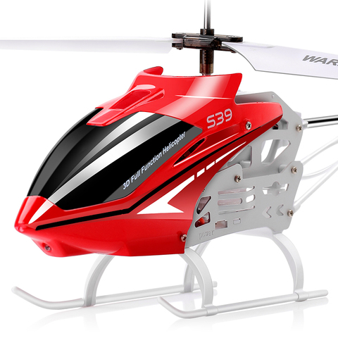 SYMA-Dron S39 de alta calidad para niños, Helicóptero De control Remoto resistente a las caídas, aleación de 2,4G, 3,5 canales, juguete para regalo ► Foto 1/4