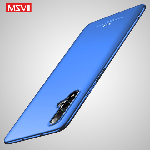 Honor 20 Pro caso Msvii cubierta helada para Huawei Honor 20 Lite 10 10i que 20i 20S caso duro cubierta de la PC para Huawei 20 V20 caso ► Foto 1/6