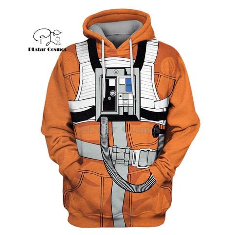 PLstar Cosmos x-wing Pilot-Sudadera con capucha para mujer, ropa para Parte Superior Femenina, de manga larga, estilo Harajuku, con diseño impreso en 3d, para invierno y otoño ► Foto 1/3